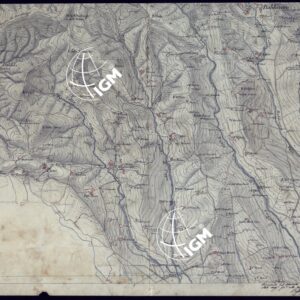 CARTA TOPOGRAFICA A CURVE DIMOSTRATIVE DI UNA PARTE DELLA REGIONE NORD-EST DEI DINTORNI DI TORINO - FOGLIO 5.