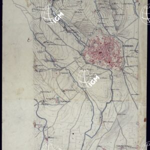 CARTA TOPOGRAFICA A CURVE DIMOSTRATIVE DI UNA PARTE DELLA REGIONE NORD-EST DEI DINTORNI DI TORINO - FOGLIO 6.