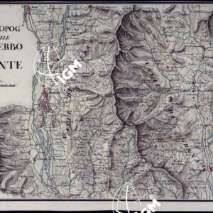 CARTA TOPOG.A DEL COLLE DEL GERBO E DI DEMONTE.