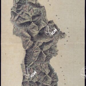 CARTA DEL CORDONE SANITARIO SULLA FRONTIERA AD EST DI PAVIA AL NEDITERRANEO SCALA DI 1 A 50 000 - FOGLIO 2.