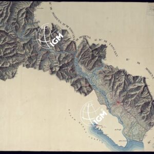 CARTA DEL CORDONE SANITARIO SULLA FRONTIERA AD EST DI PAVIA AL NEDITERRANEO SCALA DI 1 A 50 000 - FOGLIO 4.