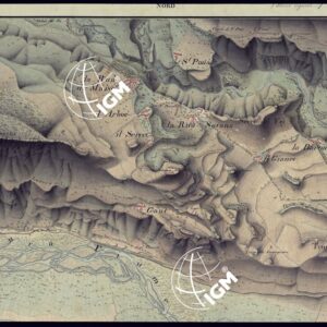 PIANO GEOMETRICO DELLA POSIZIONE DEL FORTE DI DEMONTE E I SUOI CONTORNI ALLA DISTANZA DI CIRCA UN MIGLIA DI P.TE ALLA SCALA DI 1 5.000 - FOGLIO 1