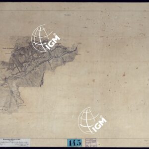 VINADIO E DINTORNI FRAZIONI E TAVOLETTE RILIEVO AL 10.000 DIRETTORE A. RIGHINI COLONELLO -TAVOLA II