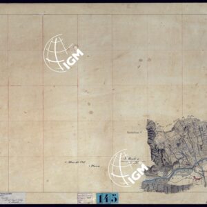 VINADIO E DINTORNI FRAZIONI E TAVOLETTE RILIEVO AL 10.000 DIRETTORE A. RIGHINI COLONELLO -TAVOLA IV