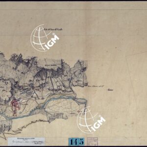 VINADIO E DINTORNI FRAZIONI E TAVOLETTE RILIEVO AL 10.000 DIRETTORE A. RIGHINI COLONELLO -TAVOLA V