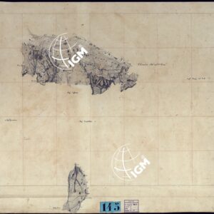 VINADIO E DINTORNI FRAZIONI E TAVOLETTE RILIEVO AL 10.000 DIRETTORE A. RIGHINI COLONELLO -TAVOLA VI