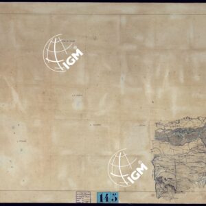 VINADIO E DINTORNI FRAZIONI E TAVOLETTE RILIEVO AL 10.000 DIRETTORE A. RIGHINI COLONELLO -TAVOLA IX