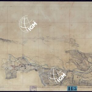 VINADIO E DINTORNI FRAZIONI E TAVOLETTE RILIEVO AL 10.000 DIRETTORE A. RIGHINI COLONELLO -TAVOLA XIV