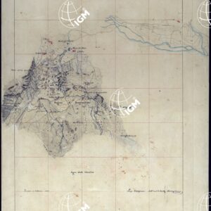 VINADIO E DINTORNI FRAZIONI E TAVOLETTE RILIEVO AL 10.000 DIRETTORE A. RIGHINI COLONELLO -TAVOLA XVI