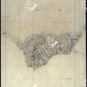 VINADIO E DINTORNI FRAZIONI E TAVOLETTE RILIEVO AL 10.000 DIRETTORE A. RIGHINI COLONELLO -TAVOLA XVII