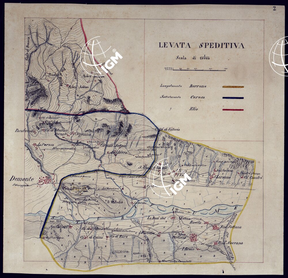 LEVATA SPEDITIVA DELL'ASSIETTA E DINTORNI AL 10.000 E 20.000 LEVATA SPEDITIVA -TAVOLA 2.