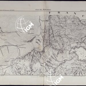 CARTA DEL MONCENISIO  COLLE MONCENISIO - FOGLIO 1