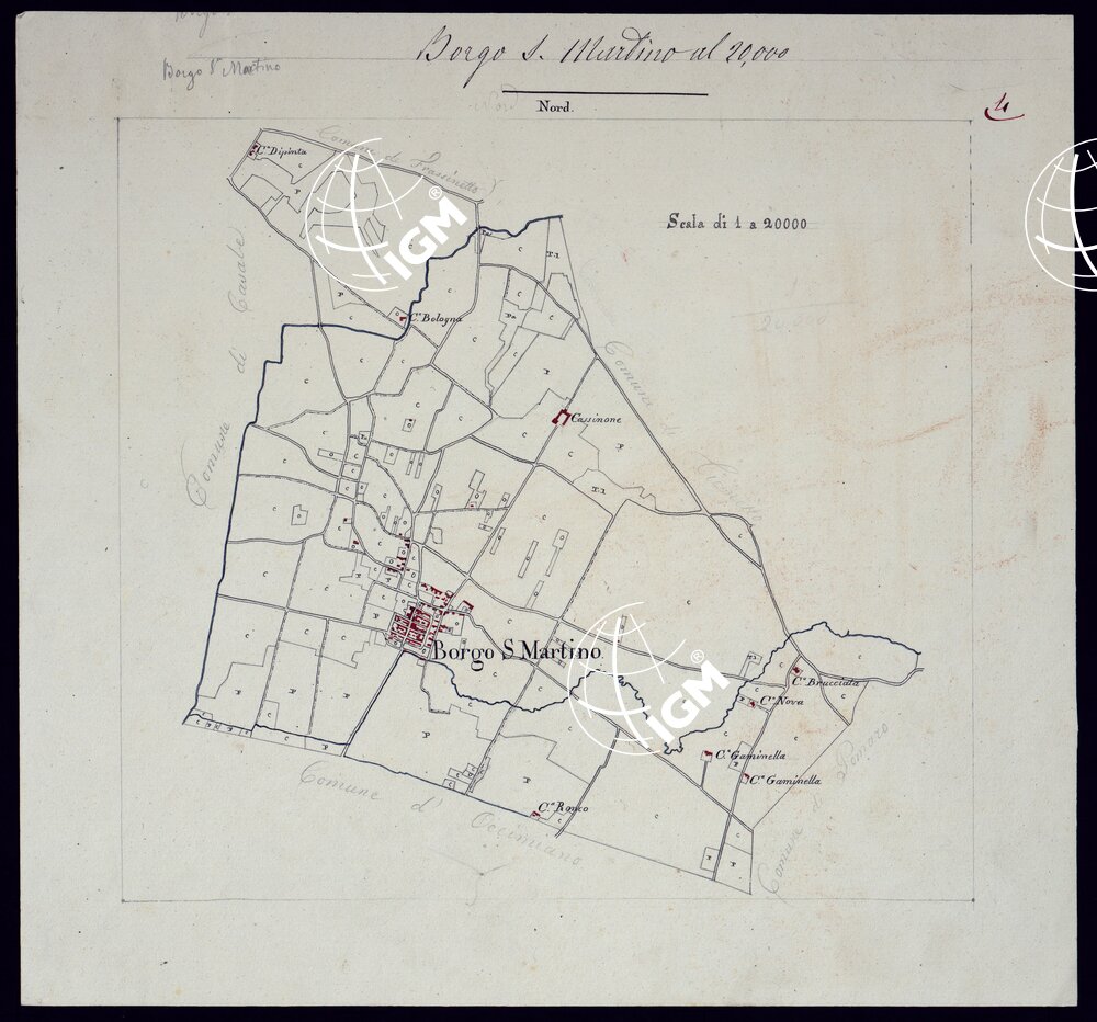 TERRITORIO COMPRESO TRA RACCONIGI, MORETTA, SAVIGLIANO, ALESSANDRIA ED IVREA - BORGO SAN MARTINO.