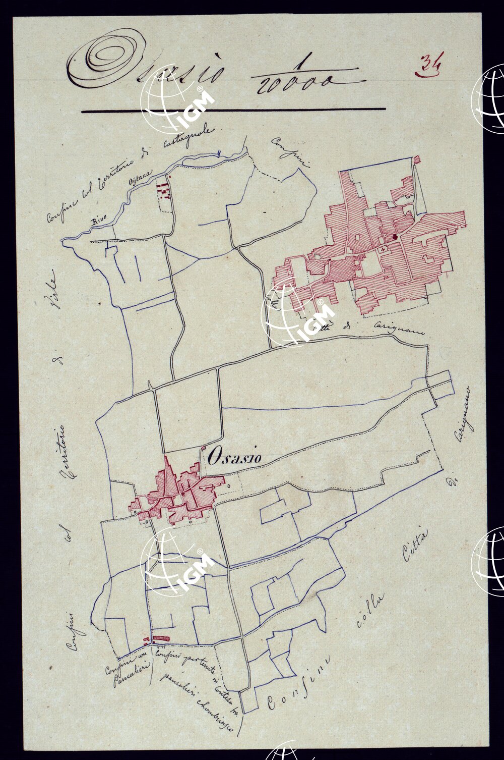 TERRITORIO COMPRESO TRA RACCONIGI, MORETTA, SAVIGLIANO, ALESSANDRIA ED IVREA - OSASIO.