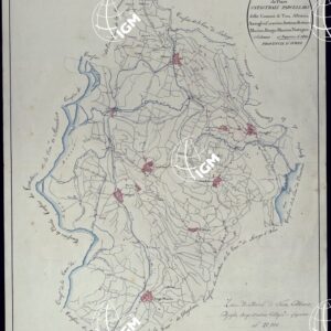 TERRITORIO COMPRESO TRA RACCONIGI, MORETTA, SAVIGLIANO, ALESSANDRIA ED IVREA - RIDUZIONE DEI PIANI CATASTALI PARCELLARI DEI COMUNI DI TINA, ALBANO, AZZEGLIO, CARAVINO, SETTIMO-ROTTARO, MASINO, BORGO-MASINO, VESTIGNE E COSSANO - PROVINCIA D'IVREA.