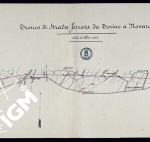 TRONCO DI STRADA FERRATA DA TORINO A NOVARA - FOGLIO 4.