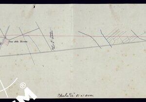 PLANIMETRIA DEI VARI TRONCHI DI FERROVIA TORINO-PINEROLO - FOGLIO 1.