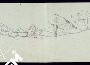 PLANIMETRIA DEI VARI TRONCHI DI FERROVIA TORINO-PINEROLO - FOGLIO 4.
