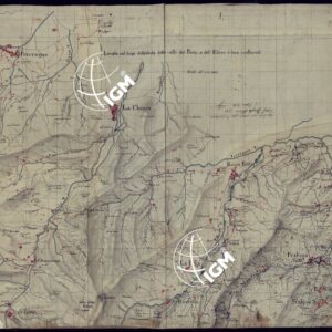LEVATA SUL LUOGO DELLA TESTA DELLA VALLI DI PESIO E DELL'ELLERO E LORO AFFLUENTI SCALA DI 1 A 18.900.