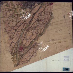 CARTA TOPOGRAFICA DEL CORSO DELLA VERMAGNANA DALLE SUE SORGENTI SINO AL BORGO DI S. DALMAZZO VERSO IL SUO CONFLUENTE NELLA STURA; RITROVASI ANCHE LA COLA TORRENTE DALLE SUE SORGENTI A BOVES PARTE 1°- FOGLIO 3.