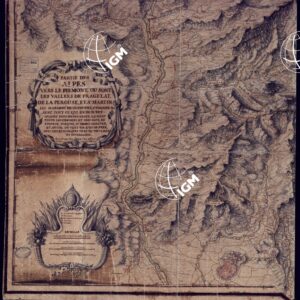 PARTIE DES ALPES VERS LE PIEMONT, OU SONT LES VALLEES DE PRAGELAT DE LA PEROUSE ET S. MARTIN.