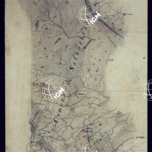 VALLE DELLA DORA EXILLES MINUTE AL 10.000. RILIEVI ESEGUITI NEL 1864 ALLIEVI INGEGNERI DEL R. CORPO DEL GENIO CIVILE ALLA SCALA DI 1 A 10.000 - FOGLIO 1.