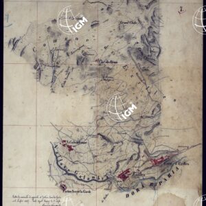 VALLE DELLA DORA EXILLES MINUTE AL 10.000. RILIEVI ESEGUITI NEL 1864 ALLIEVI INGEGNERI DEL R. CORPO DEL GENIO CIVILE ALLA SCALA DI 1 A 10.000 - FOGLIO 7.