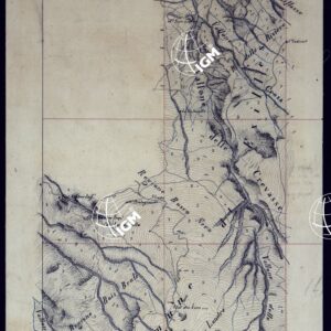 VALLE DELLA DORA EXILLES MINUTE AL 10.000. RILIEVI ESEGUITI NEL 1864 ALLIEVI INGEGNERI DEL R. CORPO DEL GENIO CIVILE ALLA SCALA DI 1 A 10.000 - FOGLIO 9.