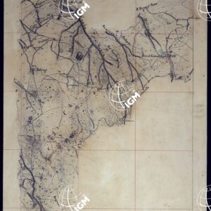 VALLE DELLA DORA EXILLES MINUTE AL 10.000. RILIEVI ESEGUITI NEL 1864 ALLIEVI INGEGNERI DEL R. CORPO DEL GENIO CIVILE ALLA SCALA DI 1 A 10.000 - FOGLIO 10.