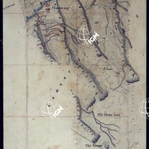 VALLE DELLA DORA EXILLES MINUTE AL 10.000. RILIEVI ESEGUITI NEL 1864 ALLIEVI INGEGNERI DEL R. CORPO DEL GENIO CIVILE ALLA SCALA DI 1 A 10.000 - FOGLIO 13.