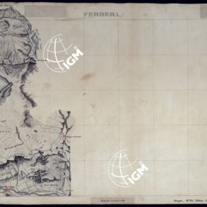 VALLI DELLA DORA RIPARIA SITUAZIONE DAL 1860 AL 1871 RILIEVI AL 10.000 FERRERA  - FOGLIO 4.