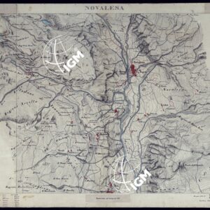VALLI DELLA DORA RIPARIA SITUAZIONE DAL 1860 AL 1871 RILIEVI 10.000 NOVALESA - FOGLIO 6.