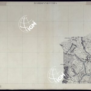 VALLI DELLA DORA RIPARIA SITUAZIONE DAL 1860 AL 1871 RILIEVI AL 10.000 BARDONECCHIA - FOGLIO 13.