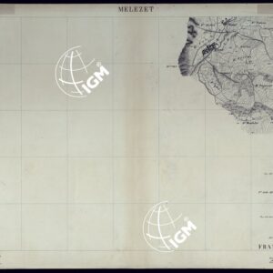 VALLI DELLA DORA RIPARIA SITUAZIONE DAL 1860 AL 1871 RILIEVI AL 10.000 MELEZET - FOGLIO 22.