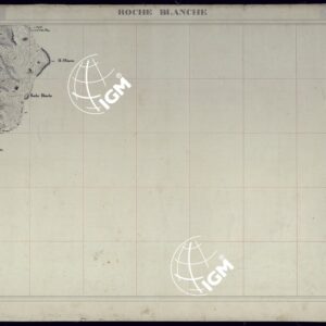 VALLI DELLA DORA RIPARIA SITUAZIONE DAL 1860 AL 1871 RILIEVI AL 10.000 ROCHE BLANCHE - FOGLIO 30.