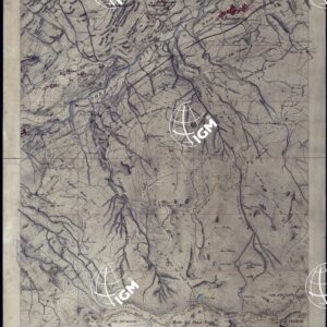 VALLI DELLA DORA RIPARIA SITUAZIONE DAL 1860 AL 1871 RILIEVI AL 10.000 CHIOMONTE - SOSTITUTO.