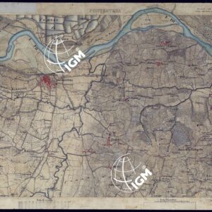 TERRITORIO COMPRESO TRA ALESSANDRIA, CASALE, VOLPEDO E TRA PAVIA, CASTEGGIO E PIACENZA PONESTURA - FOGLIO 1.