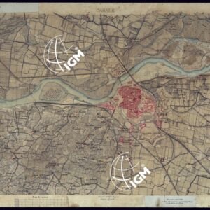 TERRITORIO COMPRESO TRA ALESSANDRIA, CASALE, VOLPEDO E TRA PAVIA, CASTEGGIO E PIACENZA CASALE - FOGLIO 2 CON VELINA DI AGGIORNAMENTO.