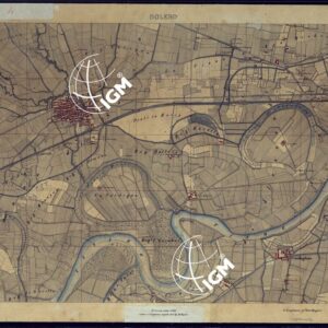 TERRITORIO COMPRESO TRA ALESSANDRIA, CASALE, VOLPEDO E TRA PAVIA, CASTEGGIO E PIACENZA SOLERO - FOGLIO 13.