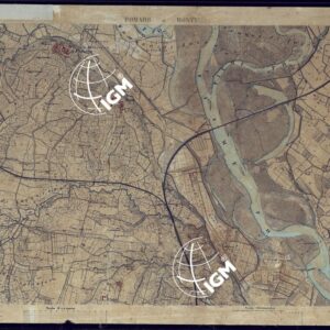 TERRITORIO COMPRESO TRA ALESSANDRIA, CASALE, VOLPEDO E TRA PAVIA, CASTEGGIO E PIACENZA POMARO E MONTE - FOGLIO 17.