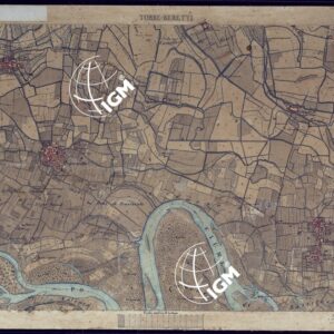 TERRITORIO COMPRESO TRA ALESSANDRIA, CASALE, VOLPEDO E TRA PAVIA, CASTEGGIO E PIACENZA TORRE-BERETTI - FOGLIO 18.