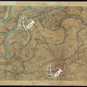 TERRITORIO COMPRESO TRA ALESSANDRIA, CASALE, VOLPEDO E TRA PAVIA, CASTEGGIO E PIACENZA SALE - FOGLIO 23.