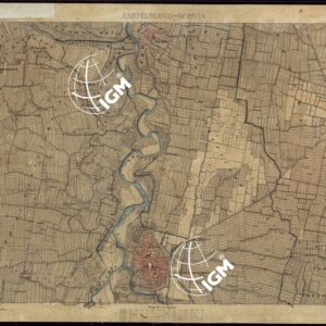 TERRITORIO COMPRESO TRA ALESSANDRIA, CASALE, VOLPEDO E TRA PAVIA, CASTEGGIO E PIACENZA CASTELNUOVO-SCRIVIA - FOGLIO 24.