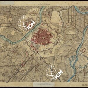 TERRITORIO COMPRESO TRA ALESSANDRIA, CASALE, VOLPEDO E TRA PAVIA, CASTEGGIO E PIACENZA ALESSANDRIA - FOGLIO 28.