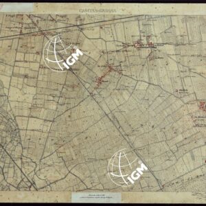 TERRITORIO COMPRESO TRA ALESSANDRIA, CASALE, VOLPEDO E TRA PAVIA, CASTEGGIO E PIACENZA  CASCINA-GROSSA - FOGLIO 34.
