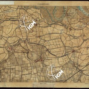 TERRITORIO COMPRESO TRA ALESSANDRIA, CASALE, VOLPEDO E TRA PAVIA, CASTEGGIO E PIACENZA CARBONARA - FOGLIO 40.