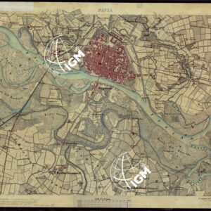 TERRITORIO COMPRESO TRA ALESSANDRIA, CASALE, VOLPEDO E TRA PAVIA, CASTEGGIO E PIACENZA PAVIA - FOGLIO 41.
