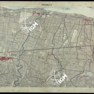 TERRITORIO COMPRESO TRA ALESSANDRIA, CASALE, VOLPEDO E TRA PAVIA, CASTEGGIO E PIACENZA - STRADELLA - FOGLIO 47.