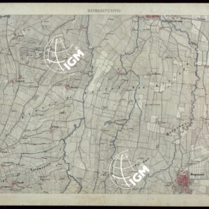 TERRITORIO COMPRESO TRA ALESSANDRIA, CASALE, VOLPEDO E TRA PAVIA, CASTEGGIO E PIACENZA BORGONUOVO - FOGLIO 52.