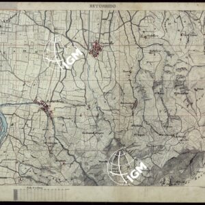 TERRITORIO COMPRESO TRA ALESSANDRIA, CASALE, VOLPEDO E TRA PAVIA, CASTEGGIO E PIACENZA  RETORBIDO - FOGLIO 55.